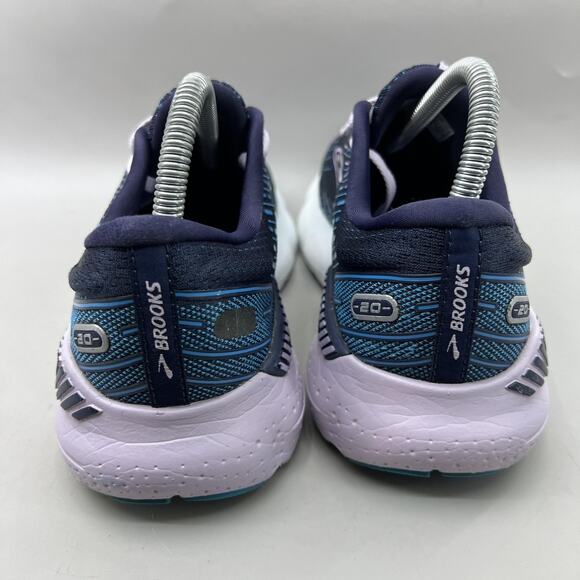 Brooks Glycerin GTS 20 Running Shoes Women Size 8 B Blue Comfort Low Sneakers - Picture 4 of 10